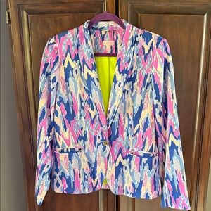 Lilly Pulitzer Saffron Printed Blazer